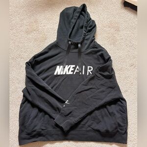 Nike Black Hoodie with White Logo
